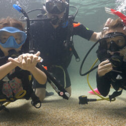 Kids learn to scuba dive with Divers Den Scuba Kids