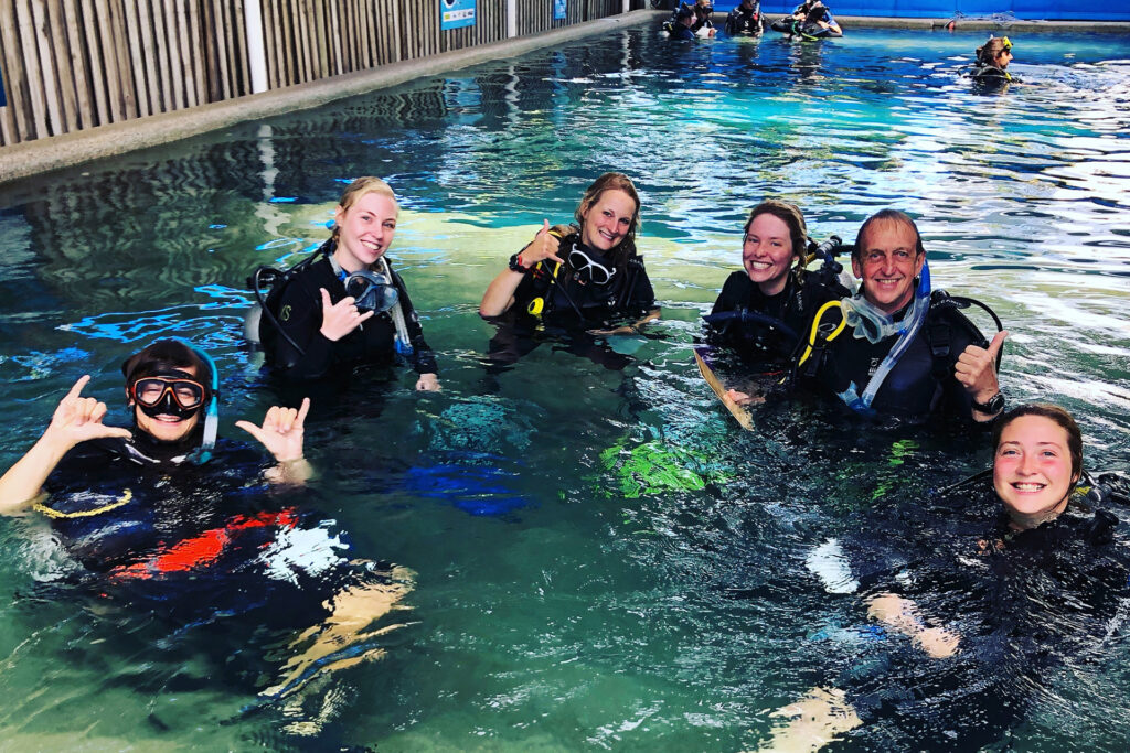 Cairns Dive School - learning pool skills